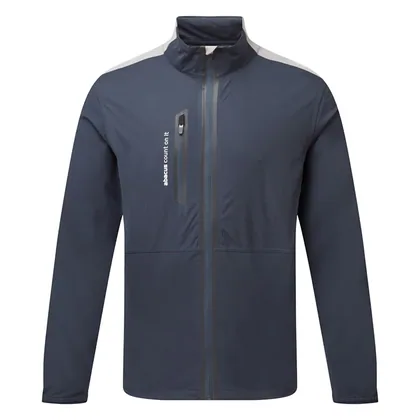 Abacus Bounce Full Zip Waterproof Golf Jacket Navy/Grey 6080-904