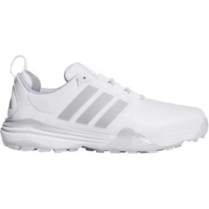 adidas Adipower Spikeless Golf Shoes - White/Silver Metallic/Halo Silver
