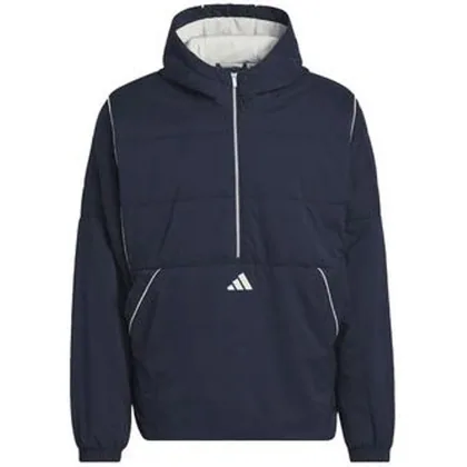 adidas Beyond Twistweave Half Zip Filled Hoodie Jacket - Navy