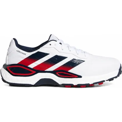 adidas Codechaos 27 Golf Shoes - White/Collegiate Navy/Pure Ruby