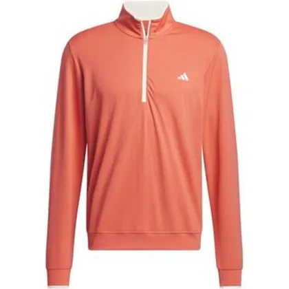 adidas Core Lightweight 1/4 Golf Sweater - Preloved Scarlet