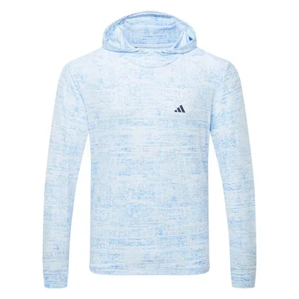 adidas Core Print Golf Hoodie Crystal Blue/Lucid Ray Blue KB9251