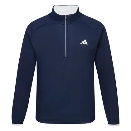 adidas DWR Ultimate365 1/4 Zip Golf Wind Jacket Collegiate Navy/White KC1122