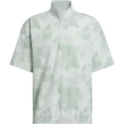 adidas Go-To DWR Short Sleeve Half Zip Top - Wonder Silver