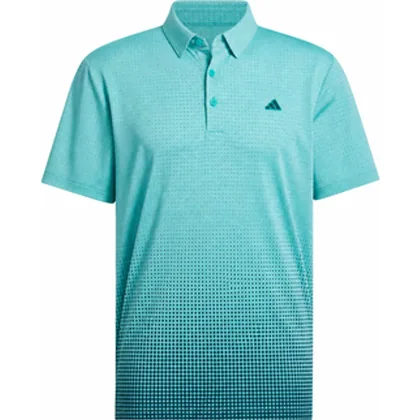 adidas Go To Rise Print Polo - Pure Teal