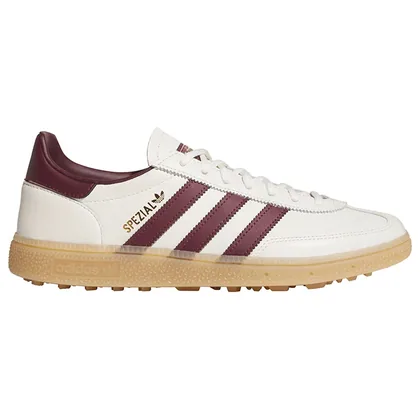 adidas Golf Originals Spezial Spikeless Golf Shoes Off White/Maroon/Gum 3 KJ0851