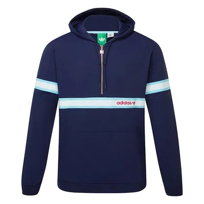 adidas Golf Originals Summer Anorak 1/4 Zip Golf Wind Jacket Night Indigo KR5427