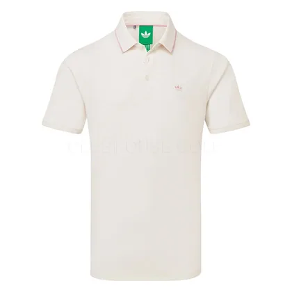 adidas Golf Originals Twistknit Trefoil Golf Polo Shirt Chalk White/St Tropic Bloom KS5741