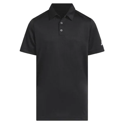 adidas Junior Performance Golf Polo Shirt Black KF2633