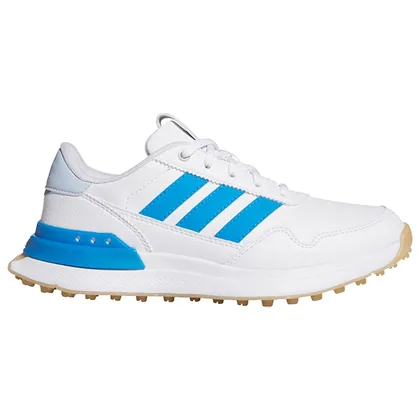 adidas Junior S2G SL Golf Shoes White/Lucid Ray Blue/Crystal Sky JR1894