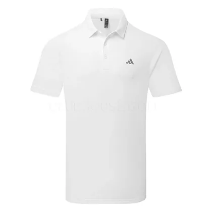 adidas Performance Solid Golf Polo Shirt White JY5484