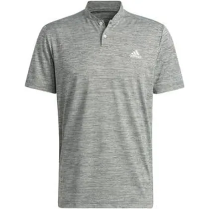 adidas Textured Stripe Golf Polo - Green