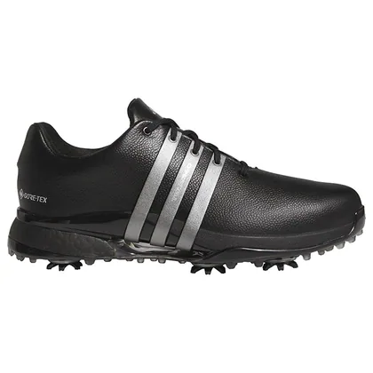 adidas Tour 360 GORE-TEX Golf Shoes Core Black/Silver Metallic/Lucid Red KI5763