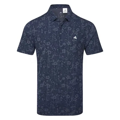 adidas Ultimate365+ Butterspun Mighty Blossom Golf Polo Shirt Collegiate Navy KU1175