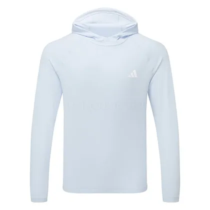 adidas Ultimate365 Heather Golf Hoodie Crystal Sky Melange KF0100