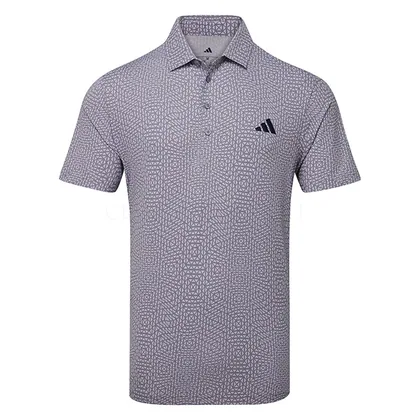 adidas Ultimate365 Tour Cool Feeling Deco Golf Polo Shirt Slate/Glory Grey KG4644