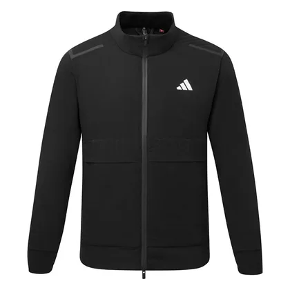 adidas Ultimate365 Tour Frostguard Full Zip Golf Wind Jacket Black JM2141