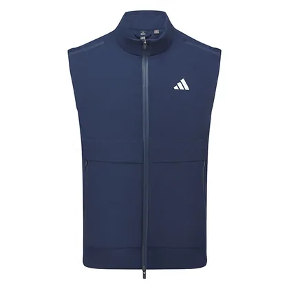adidas Ultimate365 Tour Frostguard Full Zip Golf Wind Vest Collegiate Navy KR0840
