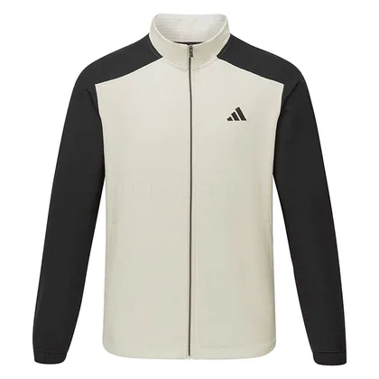 adidas Ultimate365 Wind Woven Full Zip Golf Wind Jacket Black/Alumina KG4864