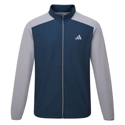 adidas Ultimate365 Wind Woven Full Zip Golf Wind Jacket Slate/Collegiate Navy KG4866