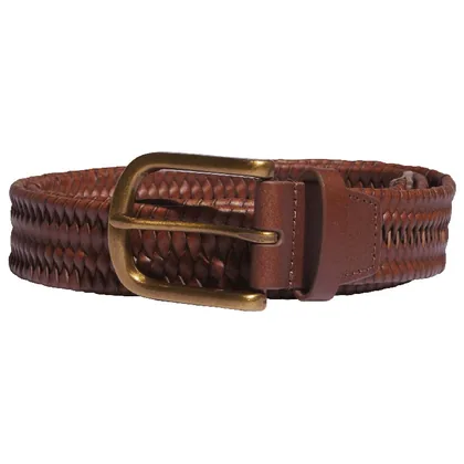 adidas Woven Leather Golf Belt Cognac IP9907