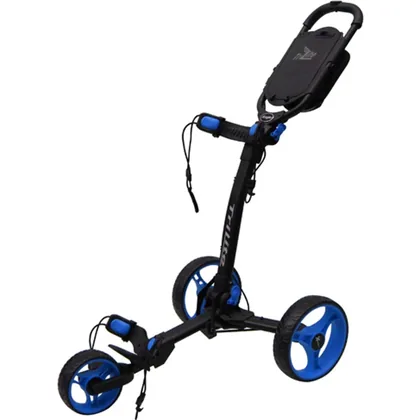 Axglo TriLite 3 Wheel Golf Trolley Black/Blue