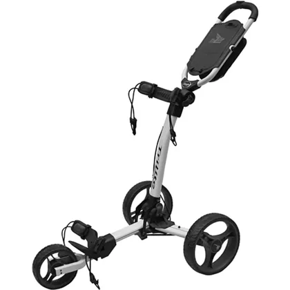 Axglo TriLite 3 Wheel Golf Trolley White/Black