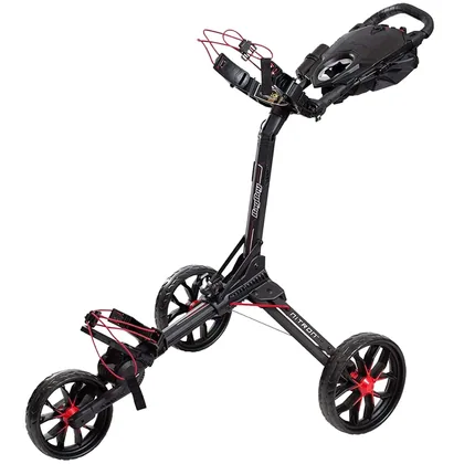 BAG BOY NITRON GOLF PUSH TROLLEY - BLACK / RED