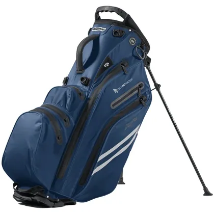 BAGBOY TECHNOWATER HYBRID GOLF STAND BAG - NAVY