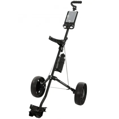 BEN SAYERS 2 WHEEL COMPACT GOLF TROLLEY - BLACK
