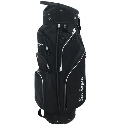 BEN SAYERS 2026 DLX GOLF CART BAG - BLACK / WHITE
