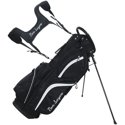 BEN SAYERS 2026 DLX GOLF STAND BAG - BLACK / WHITE