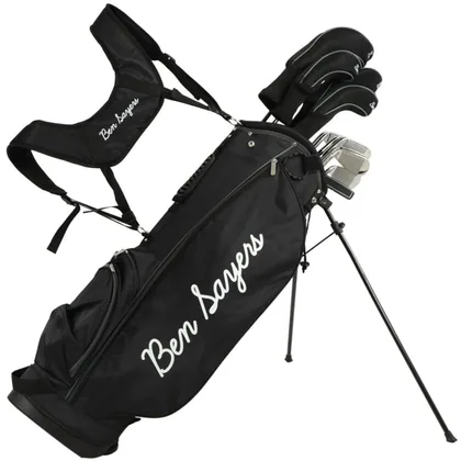 BEN SAYERS 2026 M8 13-PIECE STAND BAG GOLF PACKAGE SET - GRAPHITE SHAFTS - BLACK / GREY