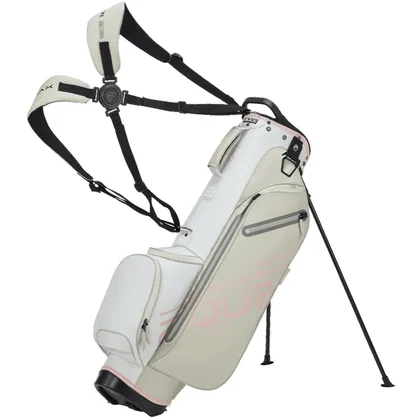 BIG MAX 2026 AQUA SEVEN H STAND BAG - WHITE / OFF WHITE / PINK +FREE GIFT