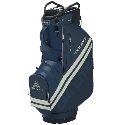 BIG MAX 2026 DRILITE TOUR 2 GOLF CART TROLLEY BAG - NAVY +FREE GIFT