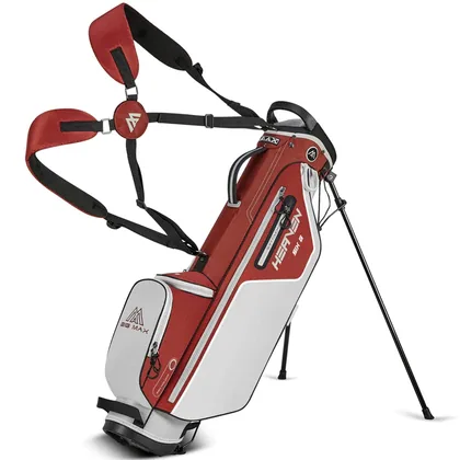 BIG MAX 2026 HEAVEN SIX G STAND BAG - MERLOT / OFF WHITE