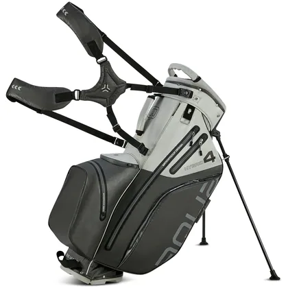 BIG MAX AQUA HYBRID 4 STAND BAG - GREY / SILVER