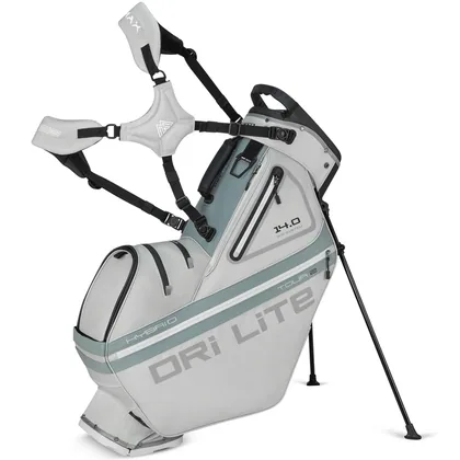 BIG MAX DRILITE HYBRID TOUR 2 STAND BAG - SILVER / GREY
