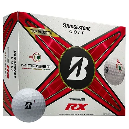 Bridgestone 2025 Tour B RX Mindset Golf Balls White