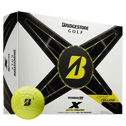 Bridgestone 2025 Tour B X Golf Balls Yellow