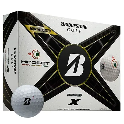 Bridgestone 2025 Tour B X Mindset Golf Balls White