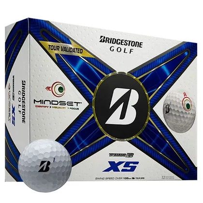 Bridgestone 2025 Tour B XS Mindset Golf Balls White