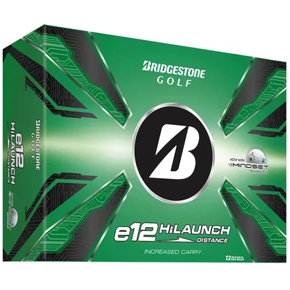 BRIDGESTONE 2026 E12 HIGH LAUNCH GOLF BALLS - WHITE