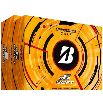 BRIDGESTONE 2026 E6 SOFT GOLF BALLS / DOUBLE DOZEN - WHITE