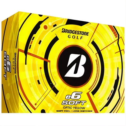 BRIDGESTONE 2026 E6 SOFT GOLF BALLS - YELLOW