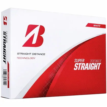 BRIDGESTONE 2026 SUPER STRAIGHT GOLF BALLS - WHITE