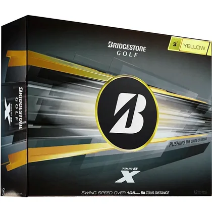 BRIDGESTONE 2026 TOUR B X GOLF BALLS - YELLOW