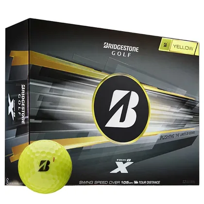 Bridgestone Tour B X Golf Balls Yellow