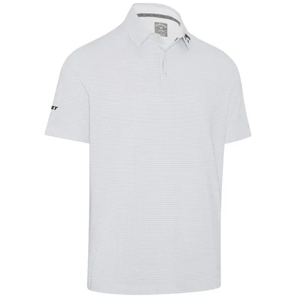 CALLAWAY 2026 ODYSSEY PRINT GOLF POLO SHIRT - BRIGHT WHITE
