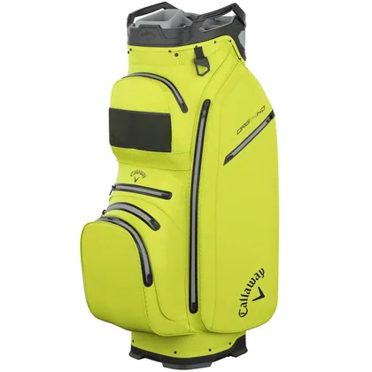 CALLAWAY 2026 ORG 14 HD GOLF CART BAG - FLUORESCENT YELLOW +FREE GIFT